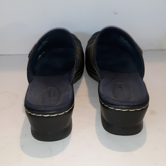 Clark's comfort mules clogs 6.5 gray office dress - Picture 4 of 6